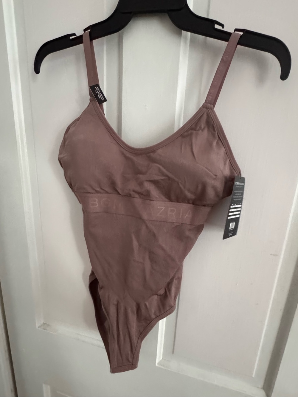 BCBGMaxAzria Seamless Bodysuit in Mauve